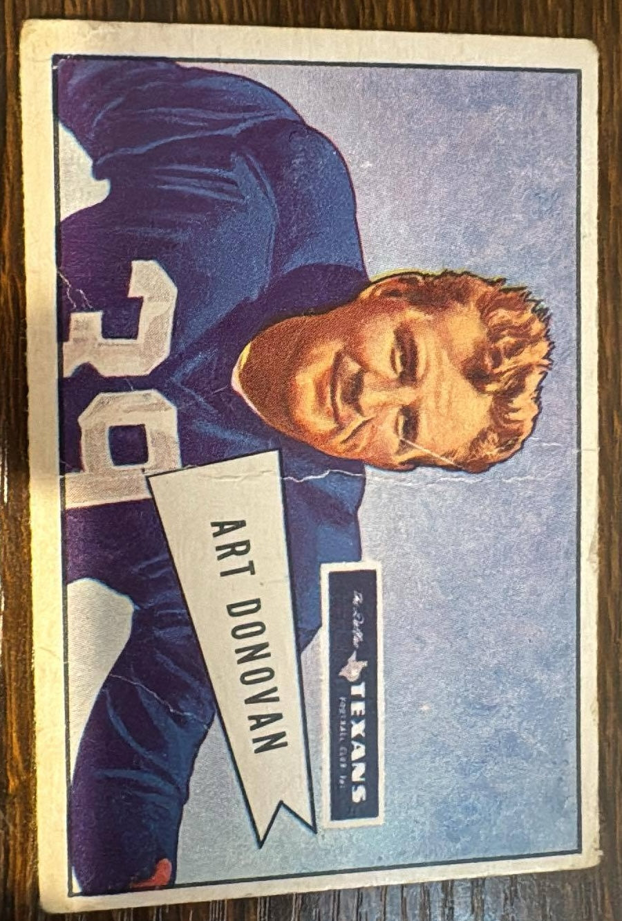 Art Donovan 1952 Bowman Rookie Card #46
